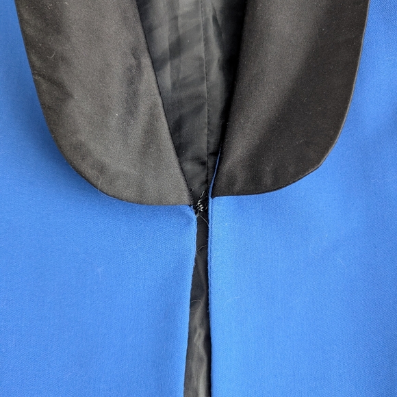 Rock & Republic royal blue tuxedo blazer - Picture 8 of 10
